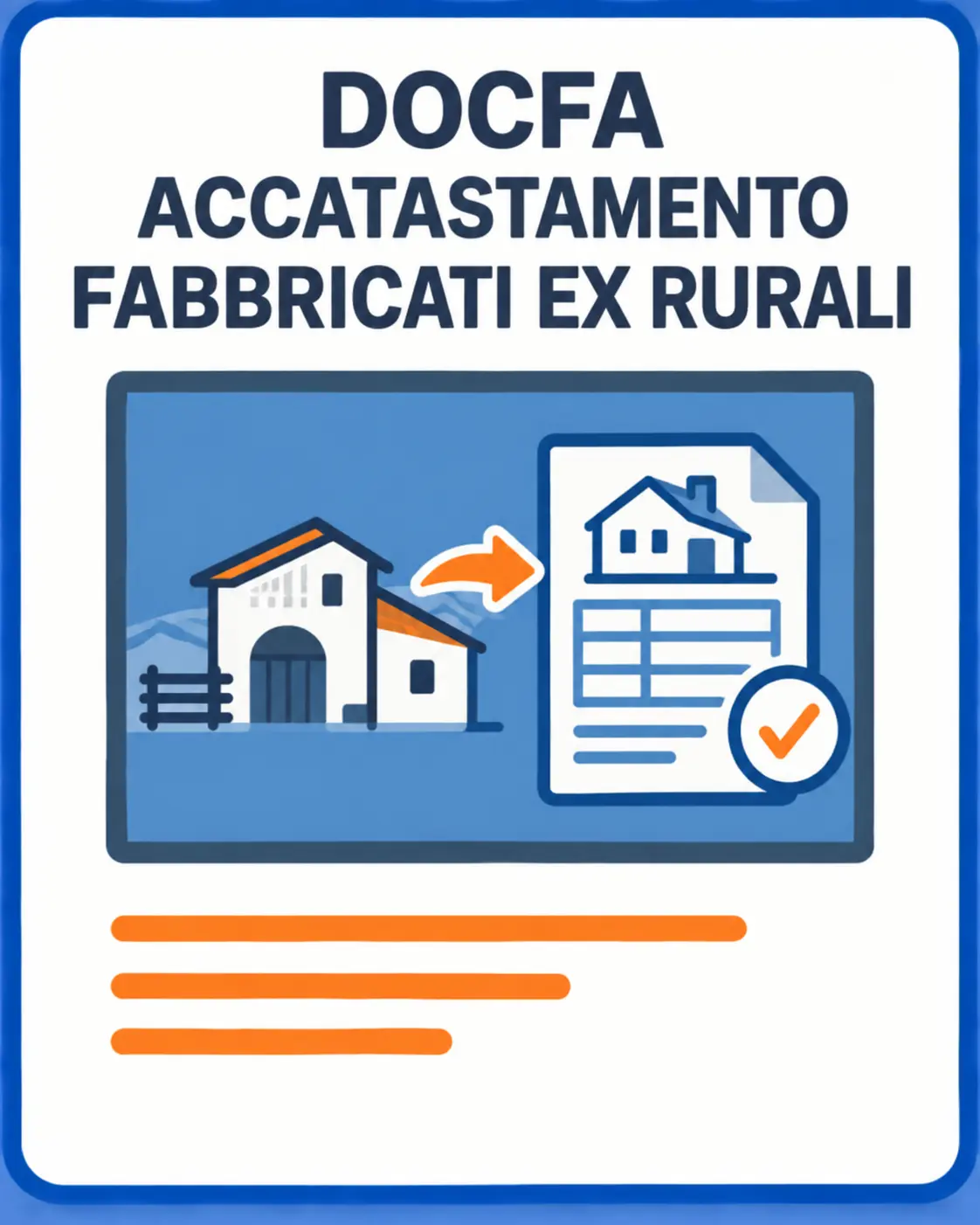 Pratica DOCFA Accatastamento Fabbricati Ex-Rurali